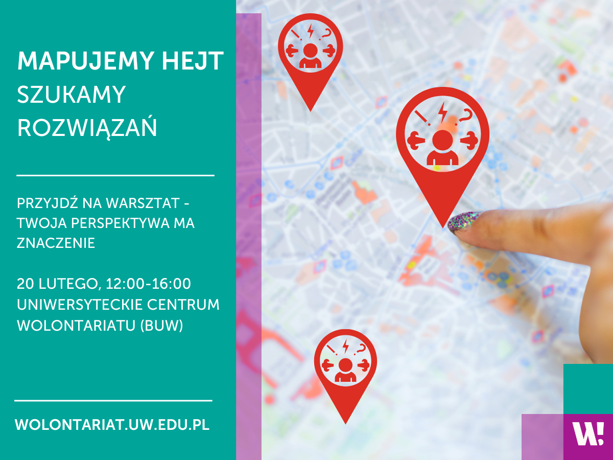 Grafika symbolizująca mapę hejtu